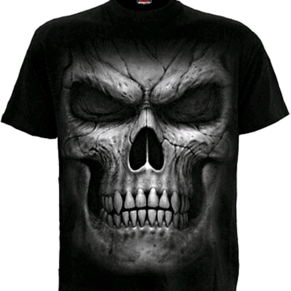 Spiral Direct Other - SHADOW MASTER | Mens Gothic Skull T-Shirt Sz: XL